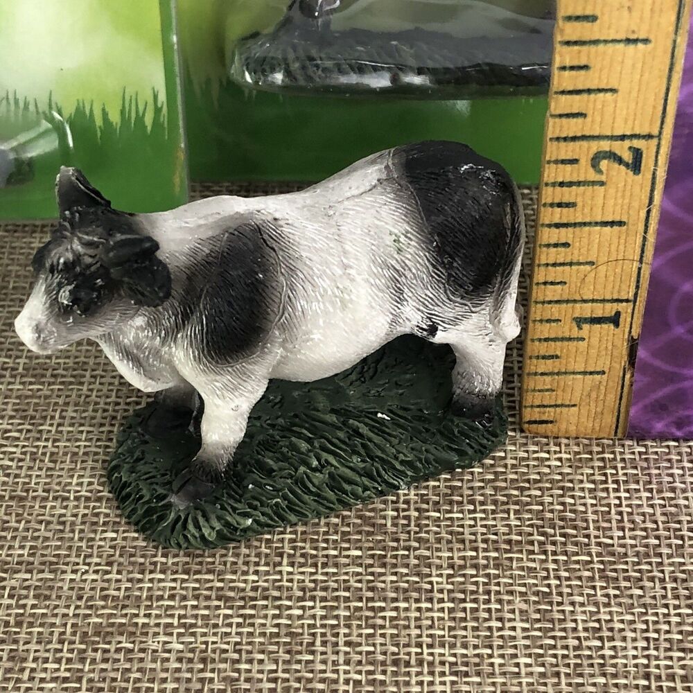 New Mini Farm Cow & Rabbit Miniature Fairy Garden Accessory Animals Decor - Picture 4 of 9